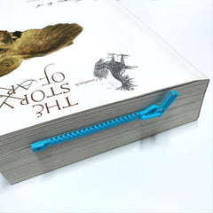 1pc Creative Zipper Bookmark Random