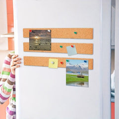 Self-Adhesive Small Cork Board Strips for Wall Desk Home Office