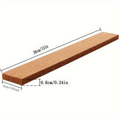 Self-Adhesive Small Cork Board Strips for Wall Desk Home Office