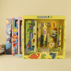 Pencil Pen Eraser Sharpener Space Pencil Box Stationary Kit