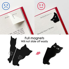 6pcs Cat Magnetic Bookmarks for Book Lovers
