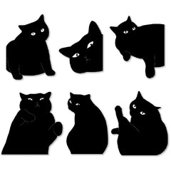 6pcs Cat Magnetic Bookmarks for Book Lovers