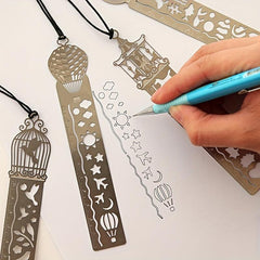 Metal Bookmark Straight Ruler for Student Stationery