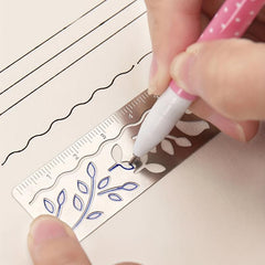Metal Bookmark Straight Ruler for Student Stationery
