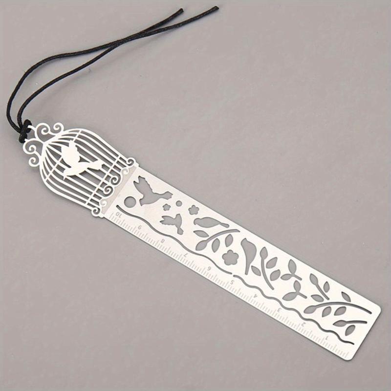 Metal Bookmark Straight Ruler for Student Stationery