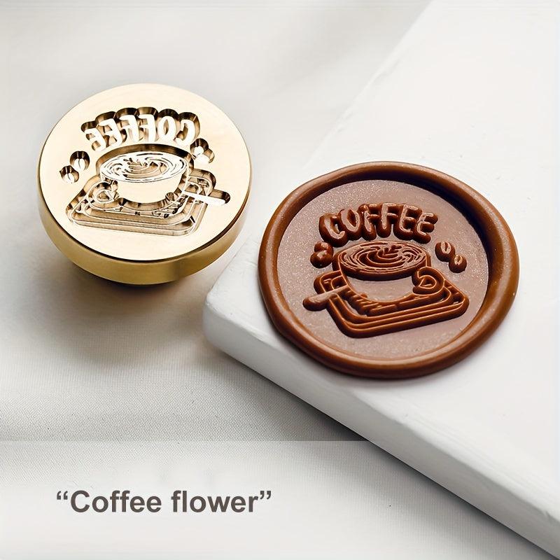 1 Pc Fire Paint Copper Head DIY Wax Sealing Copper Head for Invitation Envelope