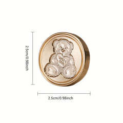 1 Pc Fire Paint Copper Head DIY Wax Sealing Copper Head for Invitation Envelope