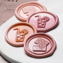 1 Pc Fire Paint Copper Head DIY Wax Sealing Copper Head for Invitation Envelope