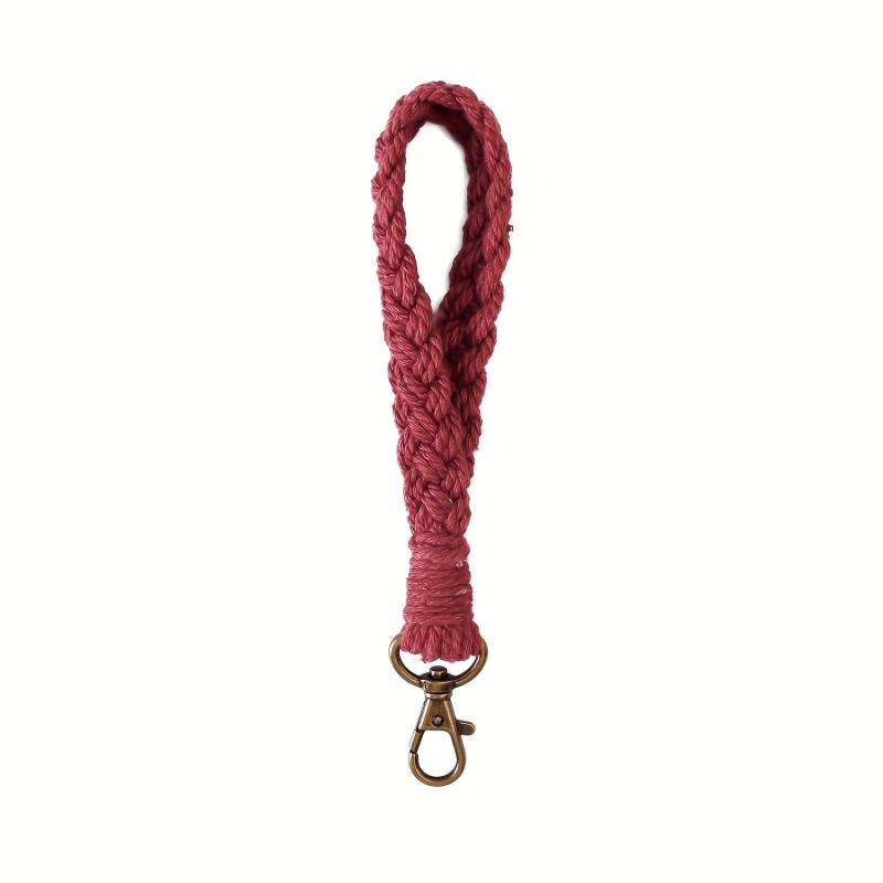 Cotton Wristlet Keychain Lanyard for Women and Girls
