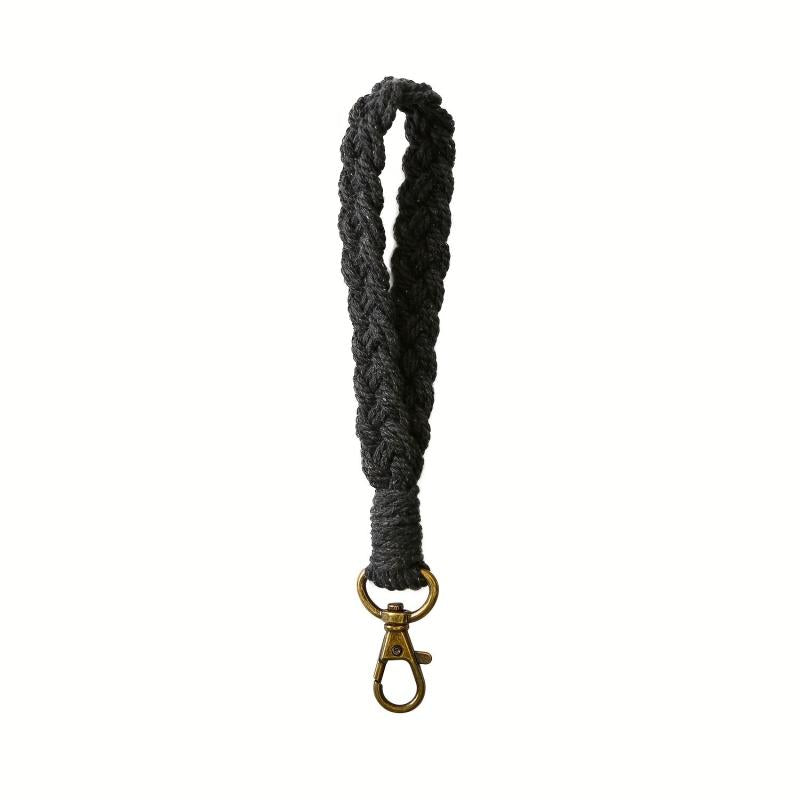Cotton Wristlet Keychain Lanyard for Women and Girls