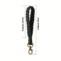 Cotton Wristlet Keychain Lanyard for Women and Girls