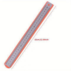 Steel Ruler 7.87in Straight Stainless Steel Rule Metal Ruler