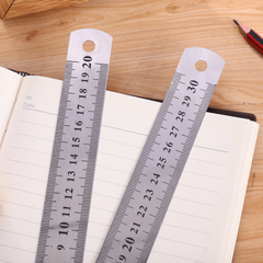 Steel Ruler 7.87in Straight Stainless Steel Rule Metal Ruler