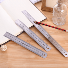 Steel Ruler 7.87in Straight Stainless Steel Rule Metal Ruler