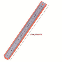 Steel Ruler 7.87in Straight Stainless Steel Rule Metal Ruler
