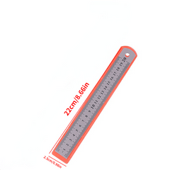 Steel Ruler 7.87in Straight Stainless Steel Rule Metal Ruler