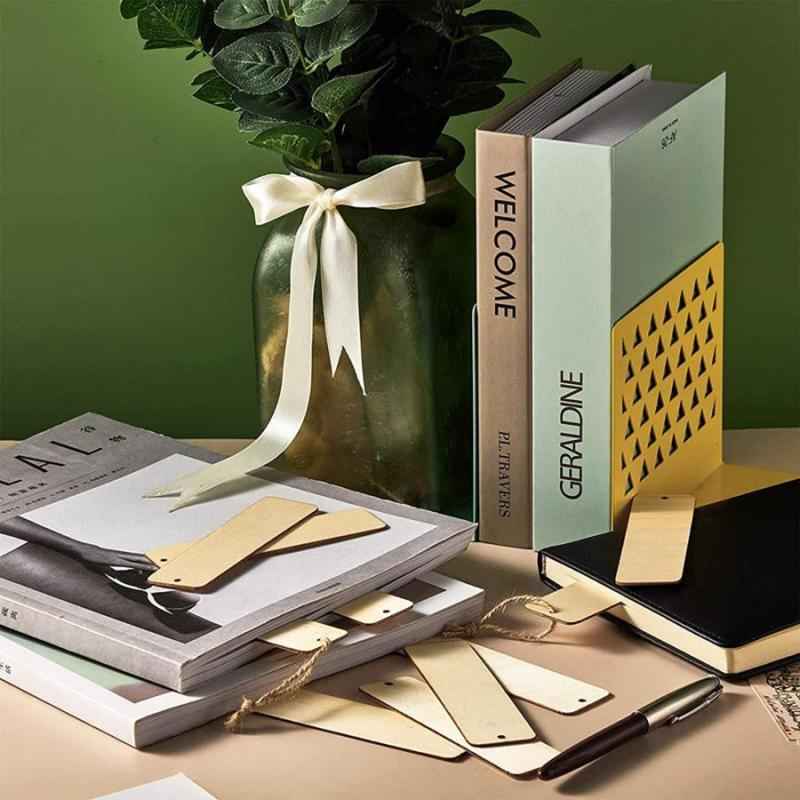 Handmade Wooden Bookmarks - Ideal Gift for Students & Office Workers