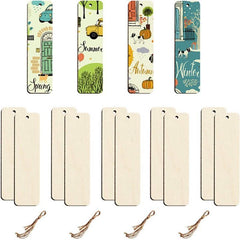 Handmade Wooden Bookmarks - Ideal Gift for Students & Office Workers