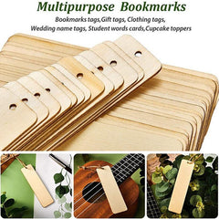 Handmade Wooden Bookmarks - Ideal Gift for Students & Office Workers