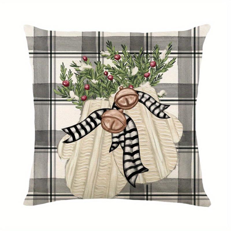 Winter Snowmen Print Pillow Case, 100% Polyester, 44x44, Home Decor