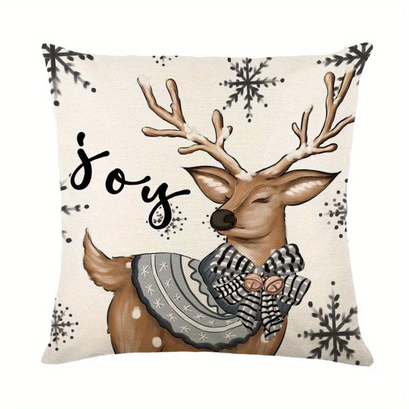 Winter Snowmen Print Pillow Case, 100% Polyester, 44x44, Home Decor