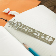 1pc Creative Multifunctional Metal Book Mark Clips