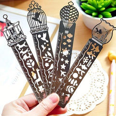 1pc Creative Multifunctional Metal Book Mark Clips
