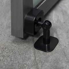 Dual Function Door Stopper Prevent Door Slamming Hold Door Open No Drill