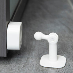 Dual Function Door Stopper Prevent Door Slamming Hold Door Open No Drill