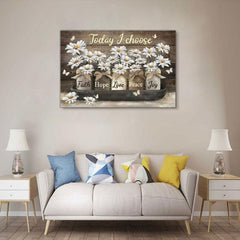 Golden Flower Canvas Painting Wall Art Prints Framed Home Decor