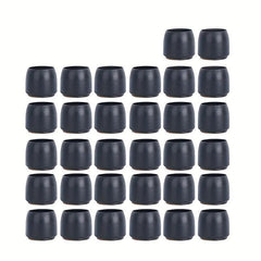 16pcs Silicone Chair Foot Cover Protector Mute Felt Non-slip Stool Table Pad