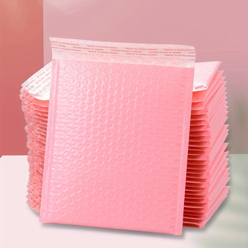 10pcs Pink Envelope Mailer Bags - Secure Packaging Solution
