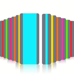Coastal Colors Reading Strips 12pcs Dyslexia Tools