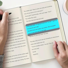Coastal Colors Reading Strips 12pcs Dyslexia Tools