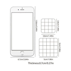 2pcs Clear Acrylic Stamp Handle