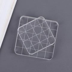 2pcs Clear Acrylic Stamp Handle