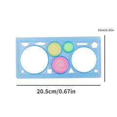 Spirograph Ruler Set for Drawing Template Hollow Magic Ruler