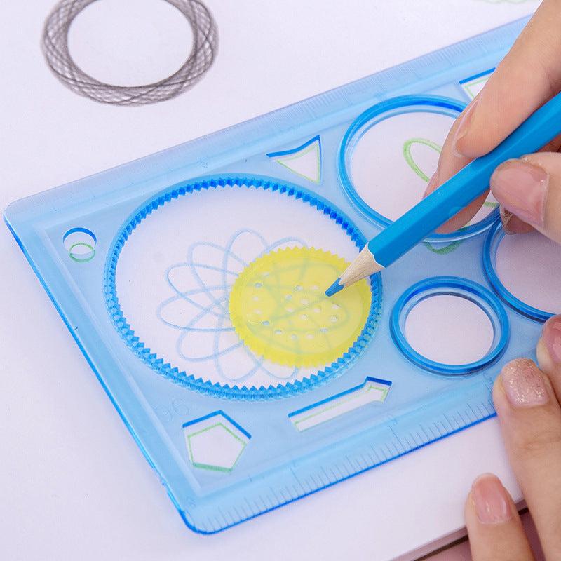 Spirograph Ruler Set for Drawing Template Hollow Magic Ruler