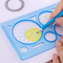 Spirograph Ruler Set for Drawing Template Hollow Magic Ruler