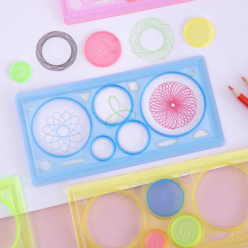Spirograph Ruler Set for Drawing Template Hollow Magic Ruler
