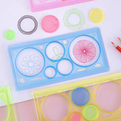 Spirograph Ruler Set for Drawing Template Hollow Magic Ruler