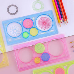 Spirograph Ruler Set for Drawing Template Hollow Magic Ruler