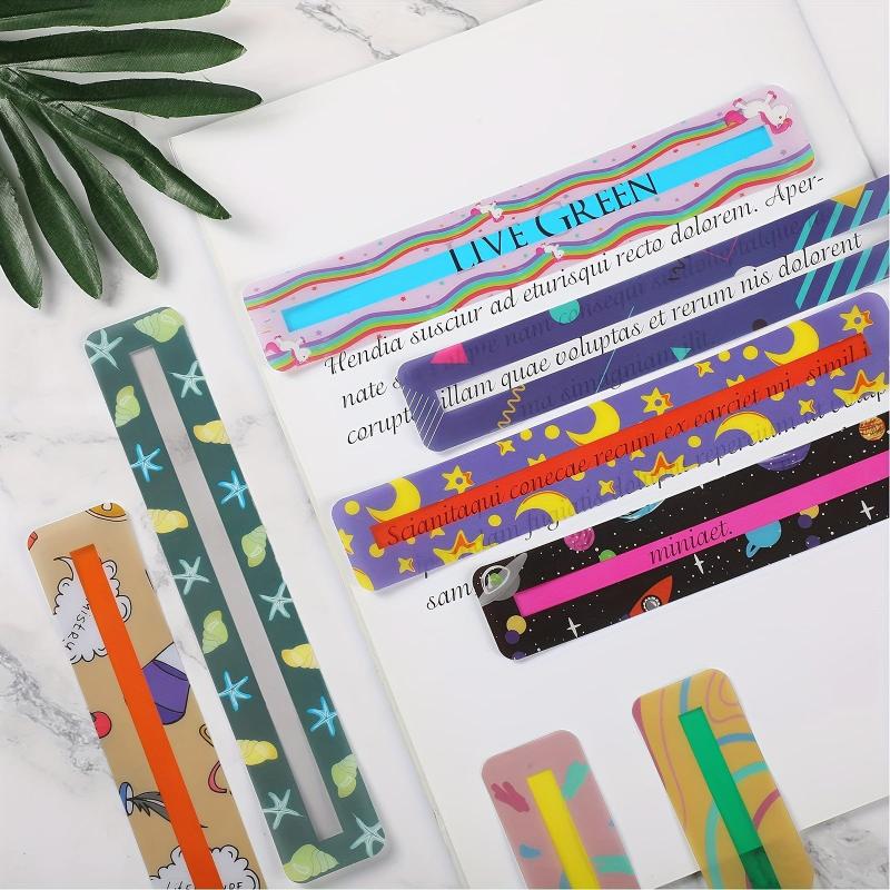 16 Pcs Reading Guide Strips For Dyslexia Tools