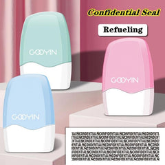 Messy Code Roller Stamp Privacy Protection