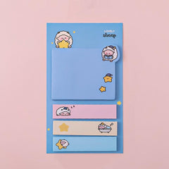 1pc Animal Sticky Note Combination Cute Animal Message Note