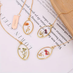 Crystal Dried Flower Bookmark - Portable Way to Mark Your Place