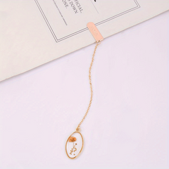 Crystal Dried Flower Bookmark - Portable Way to Mark Your Place