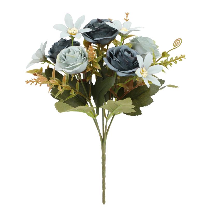 Artificial Tea Roses for Home Decor and Weddings