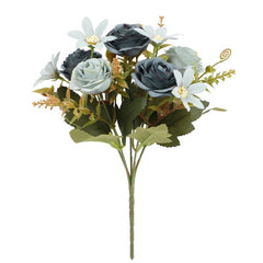 Artificial Tea Roses for Home Decor and Weddings