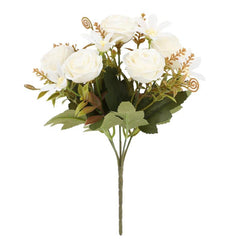 Artificial Tea Roses for Home Decor and Weddings